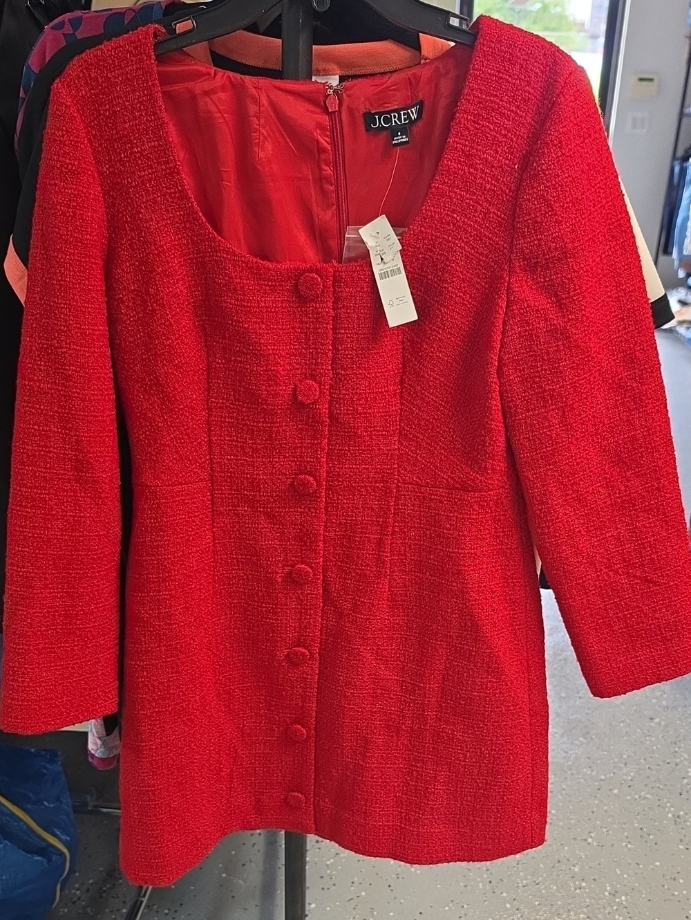 J. Crew Red Dress